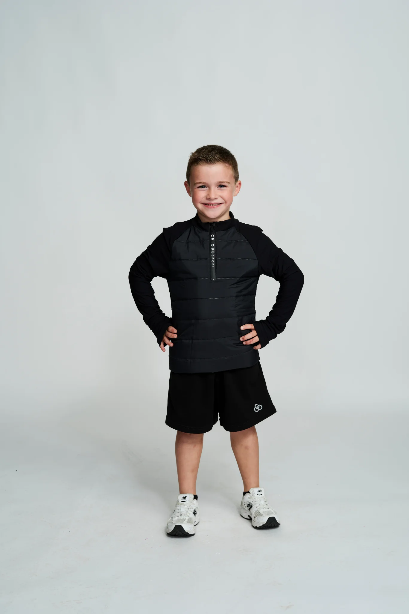 Empower Padded Half-zip Top Boys - Image 3