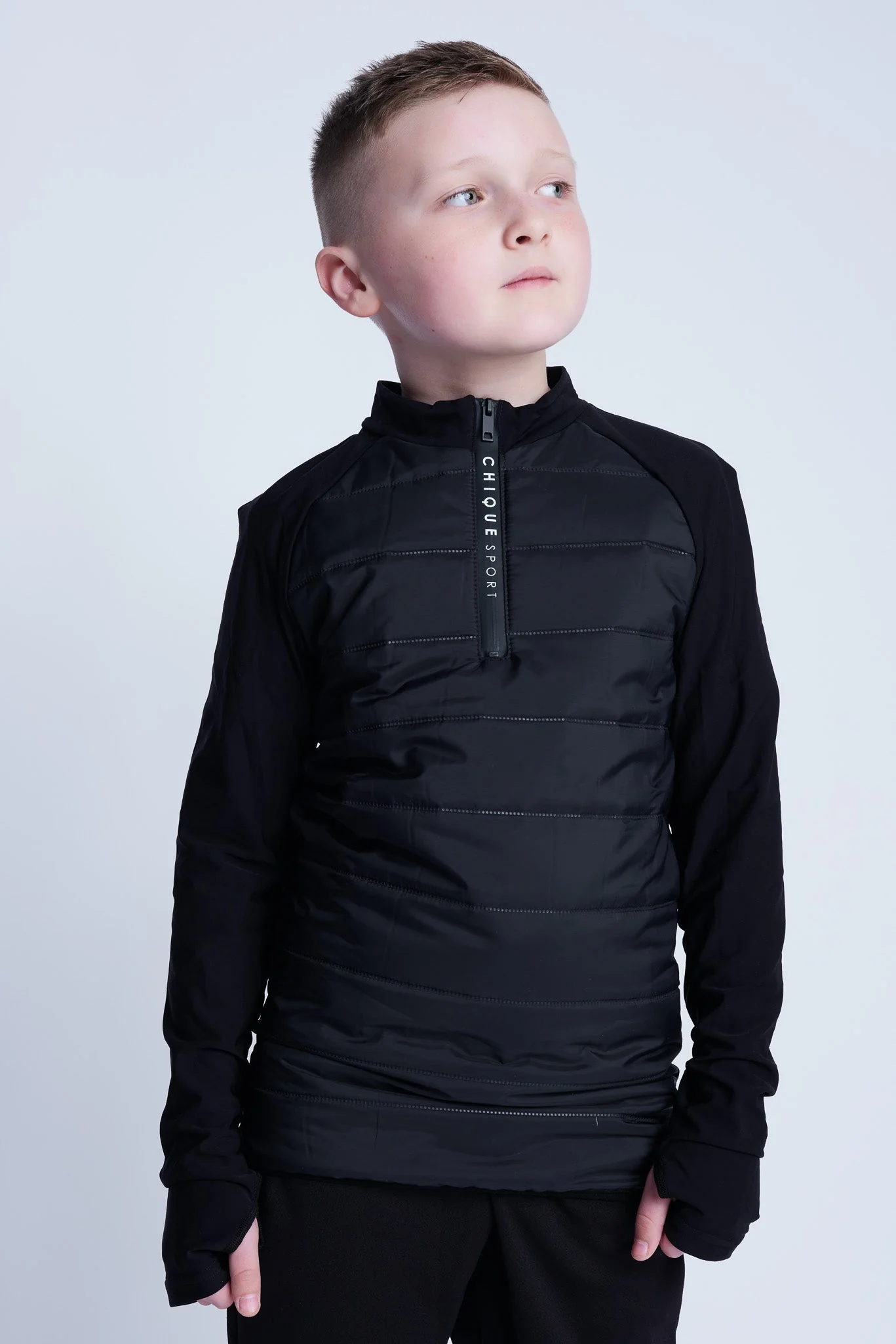 Empower Padded Half-zip Top Boys - Image 9