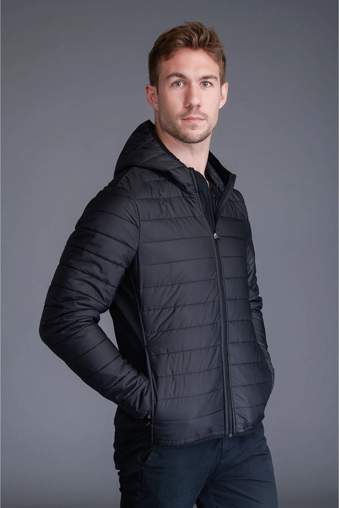 Train to Win Hooded Coat Mens - Image 4