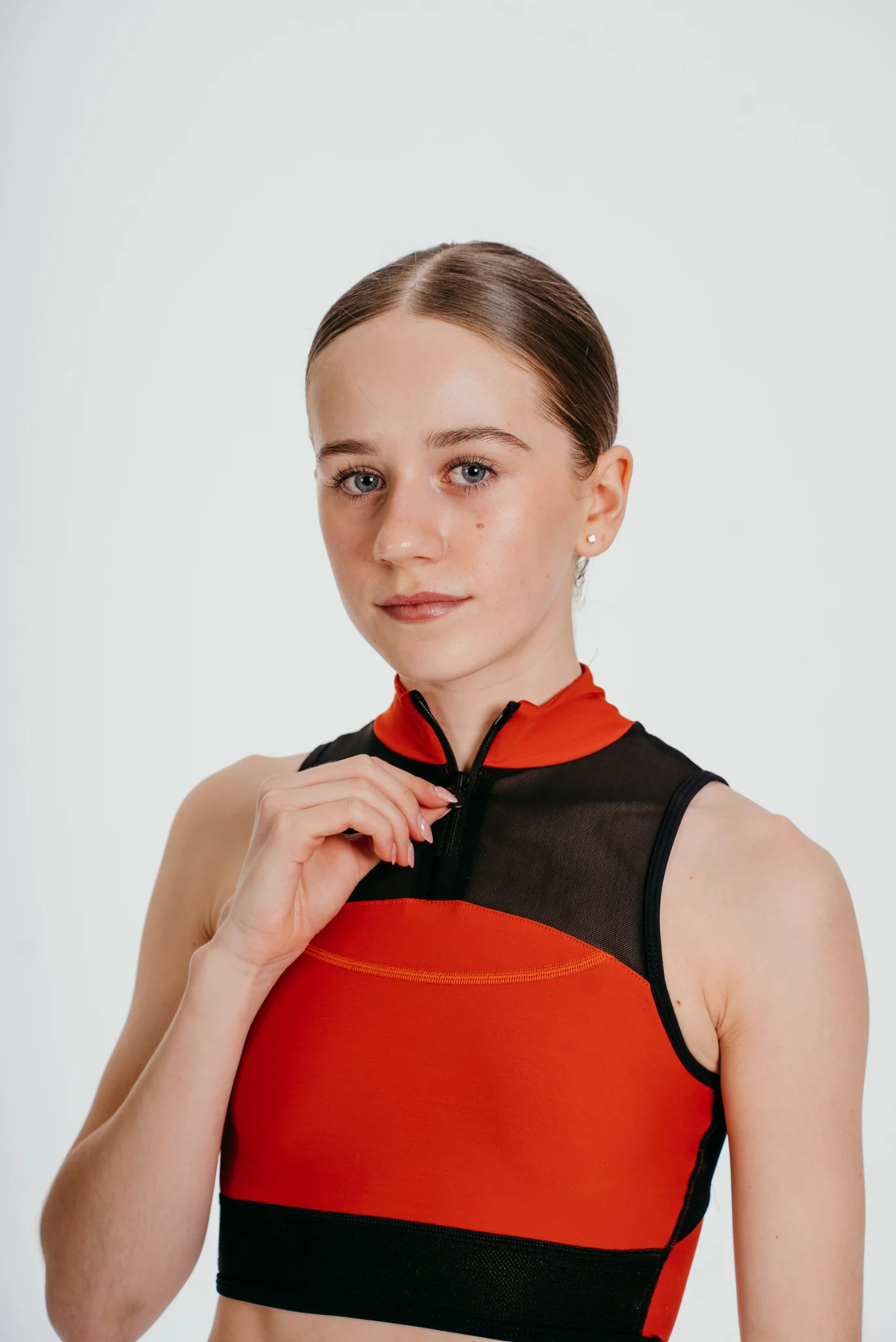 Phoenix Crop Bra in Ember - Image 10