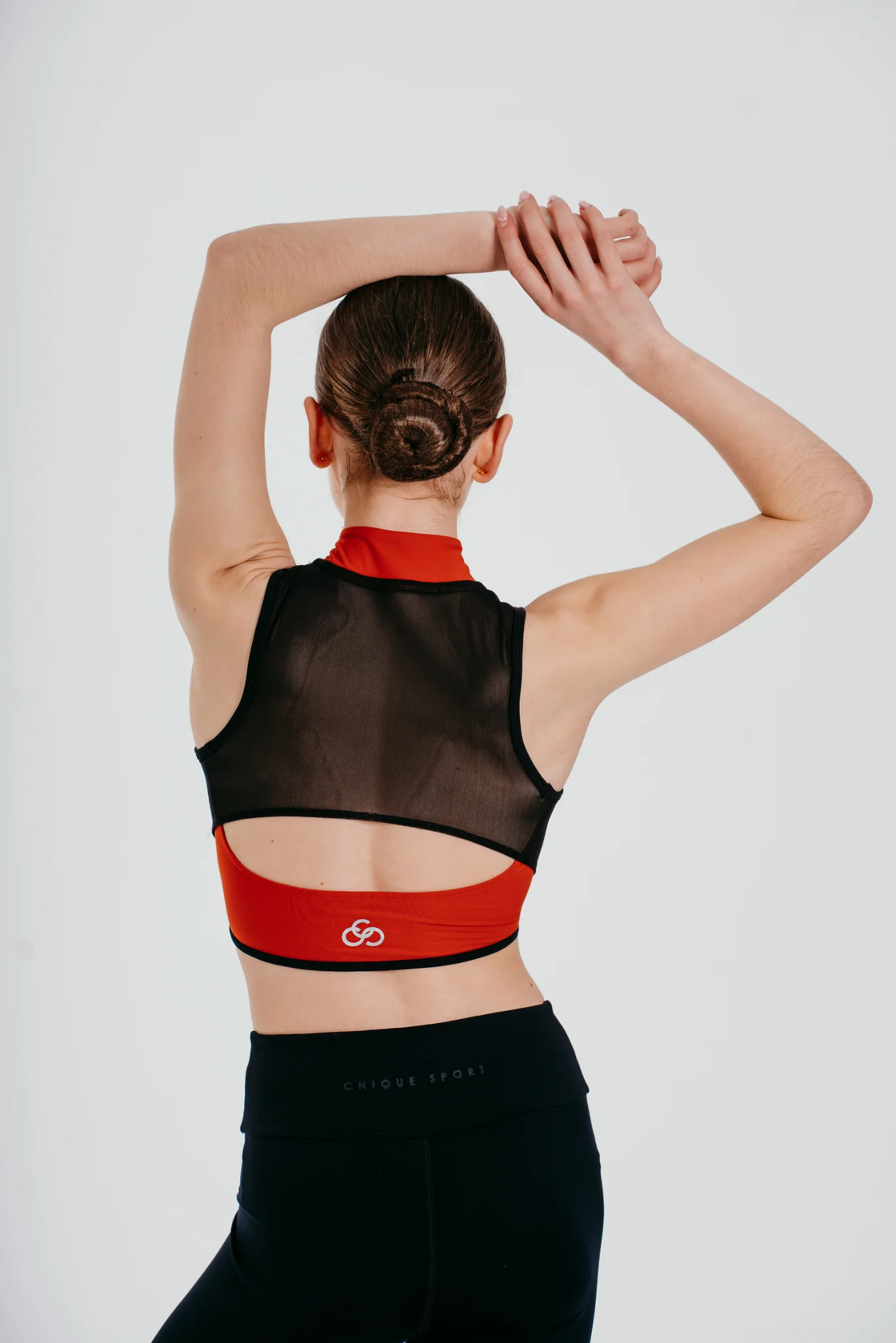 Phoenix Crop Bra in Ember - Image 5