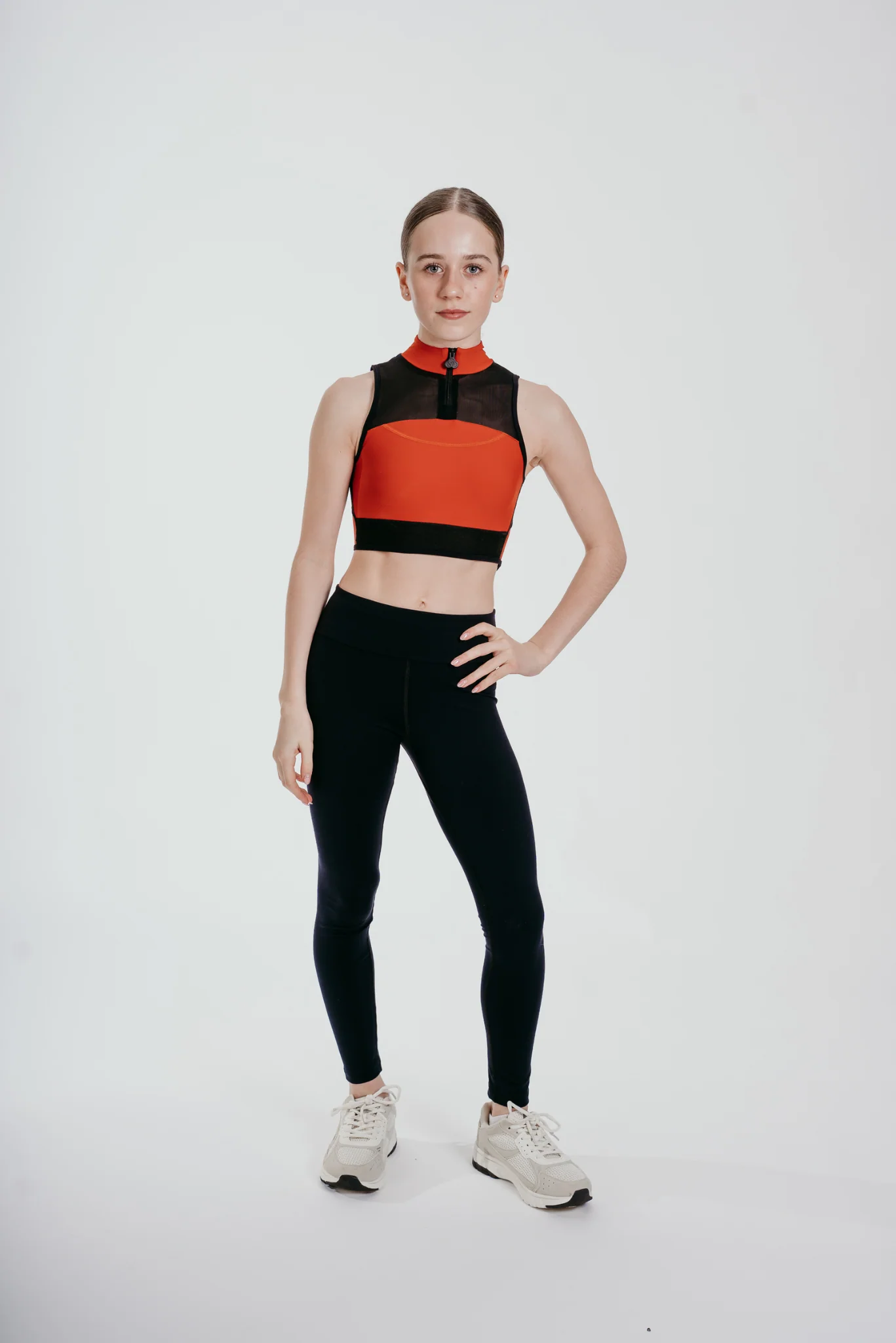 Phoenix Crop Bra in Ember - Image 6