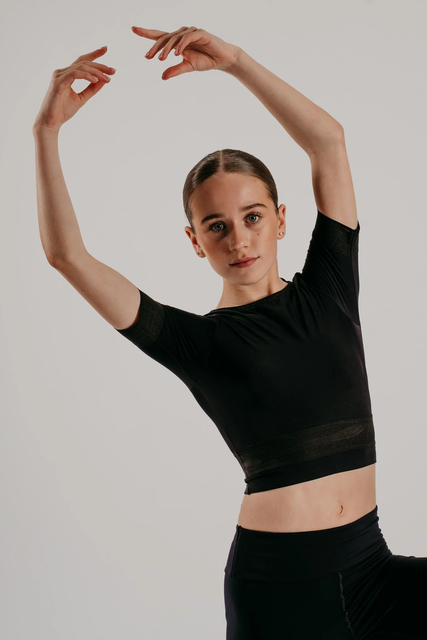 Phoenix Crop T-Shirt in Black - Image 7