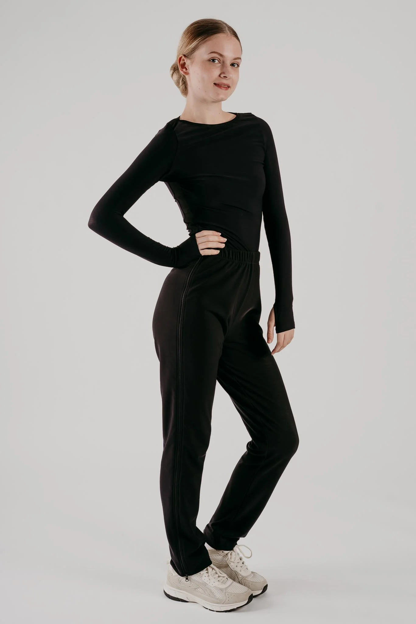 Phoenix Long Sleeve Top in Black - Image 8
