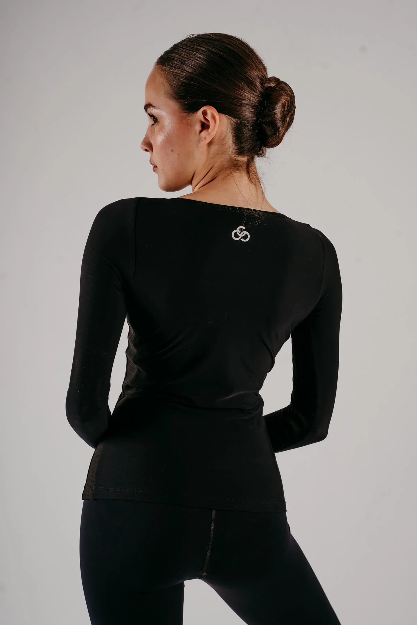 Phoenix Long Sleeve Top in Black - Image 3