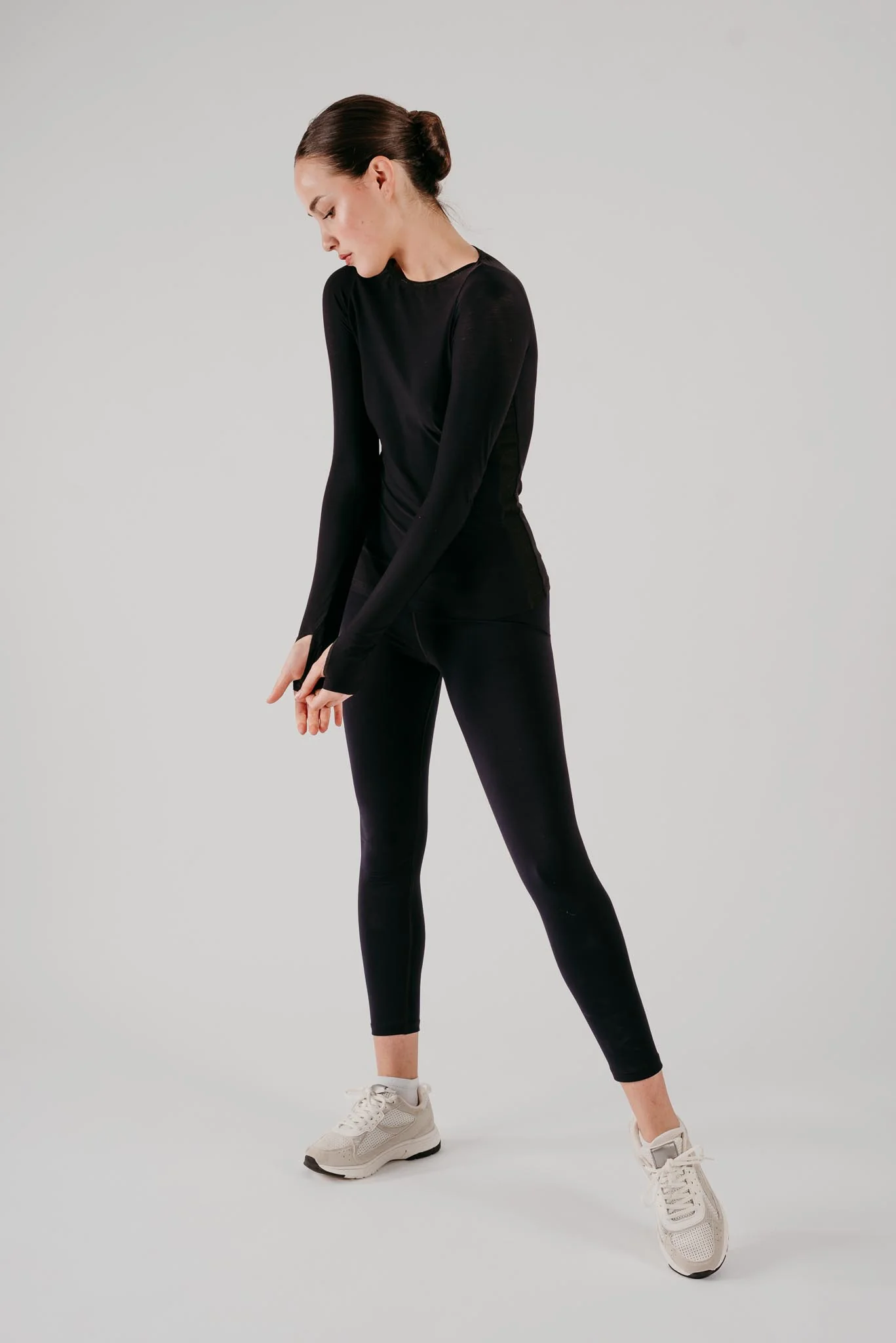 Phoenix Long Sleeve Top in Black - Image 7