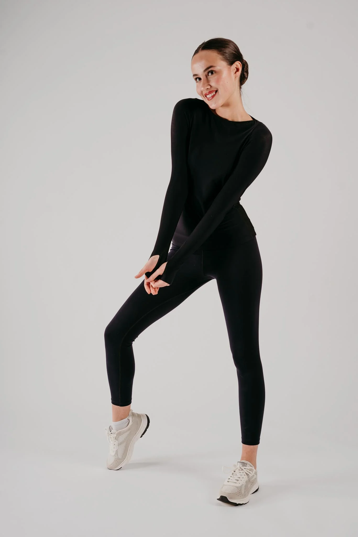 Phoenix Long Sleeve Top in Black - Image 8