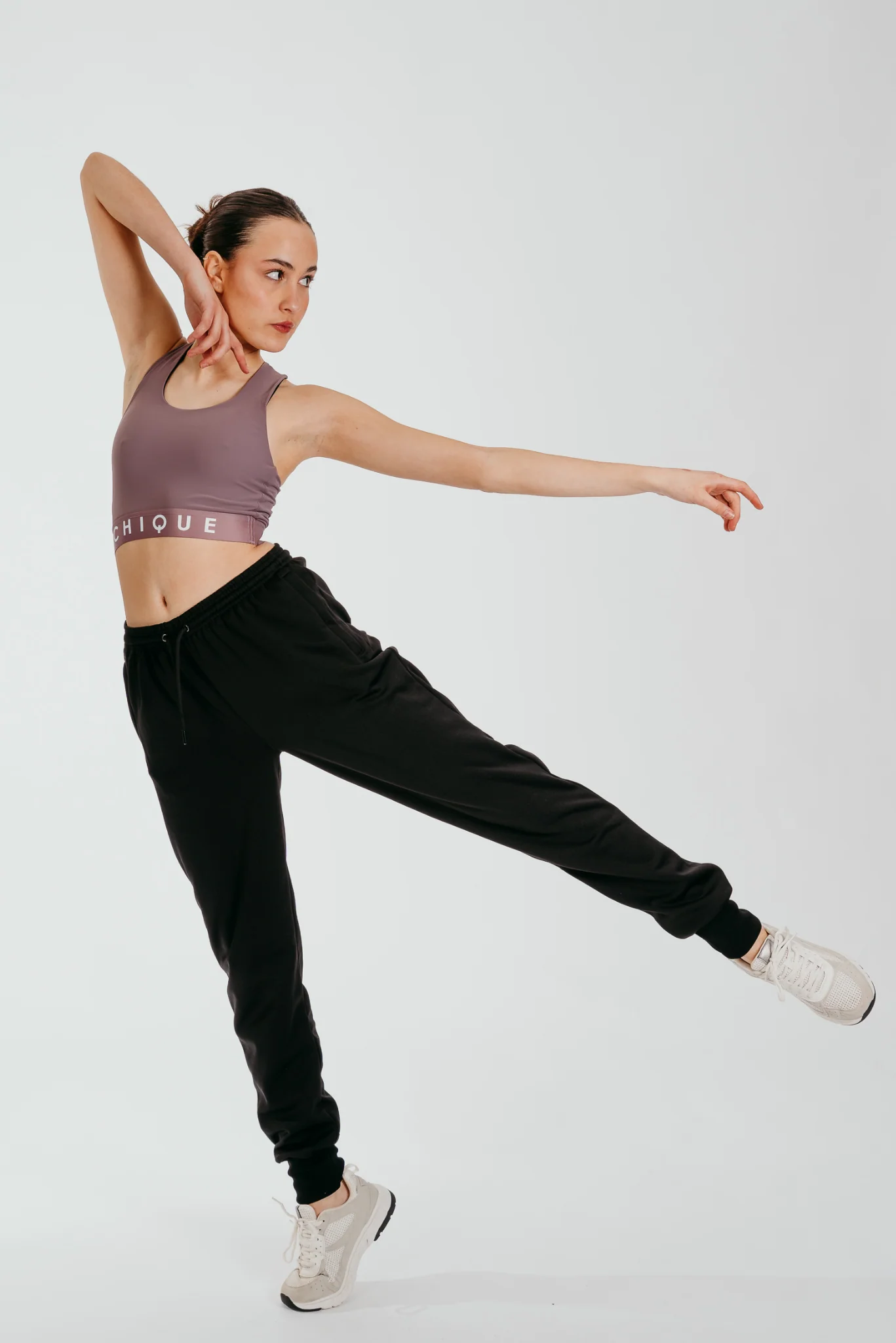 Fierce Halo Crop Top in Mink - Image 4