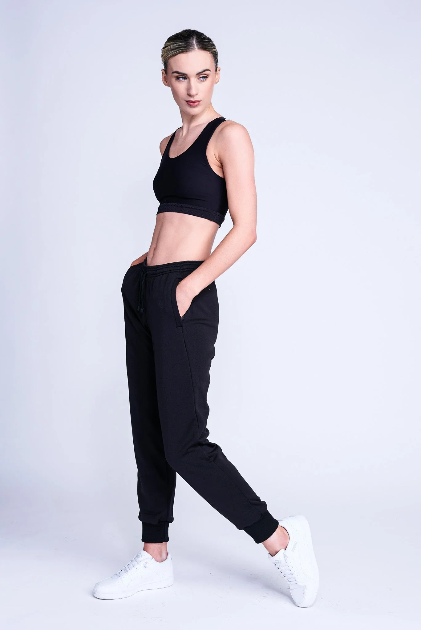 Fierce X Crop Top in Black - Image 3
