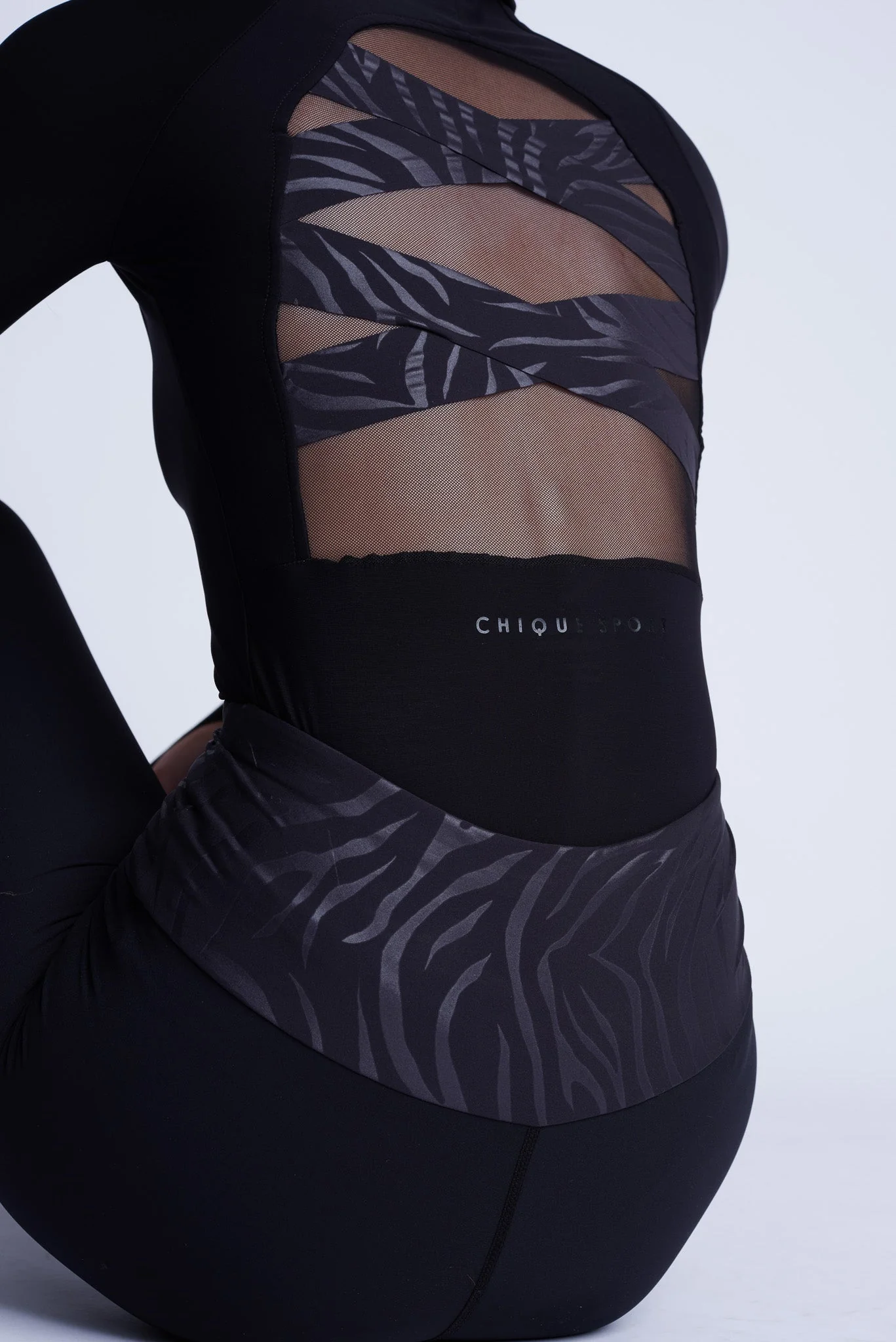 Iconic Half-Zip Top in Black - Image 14