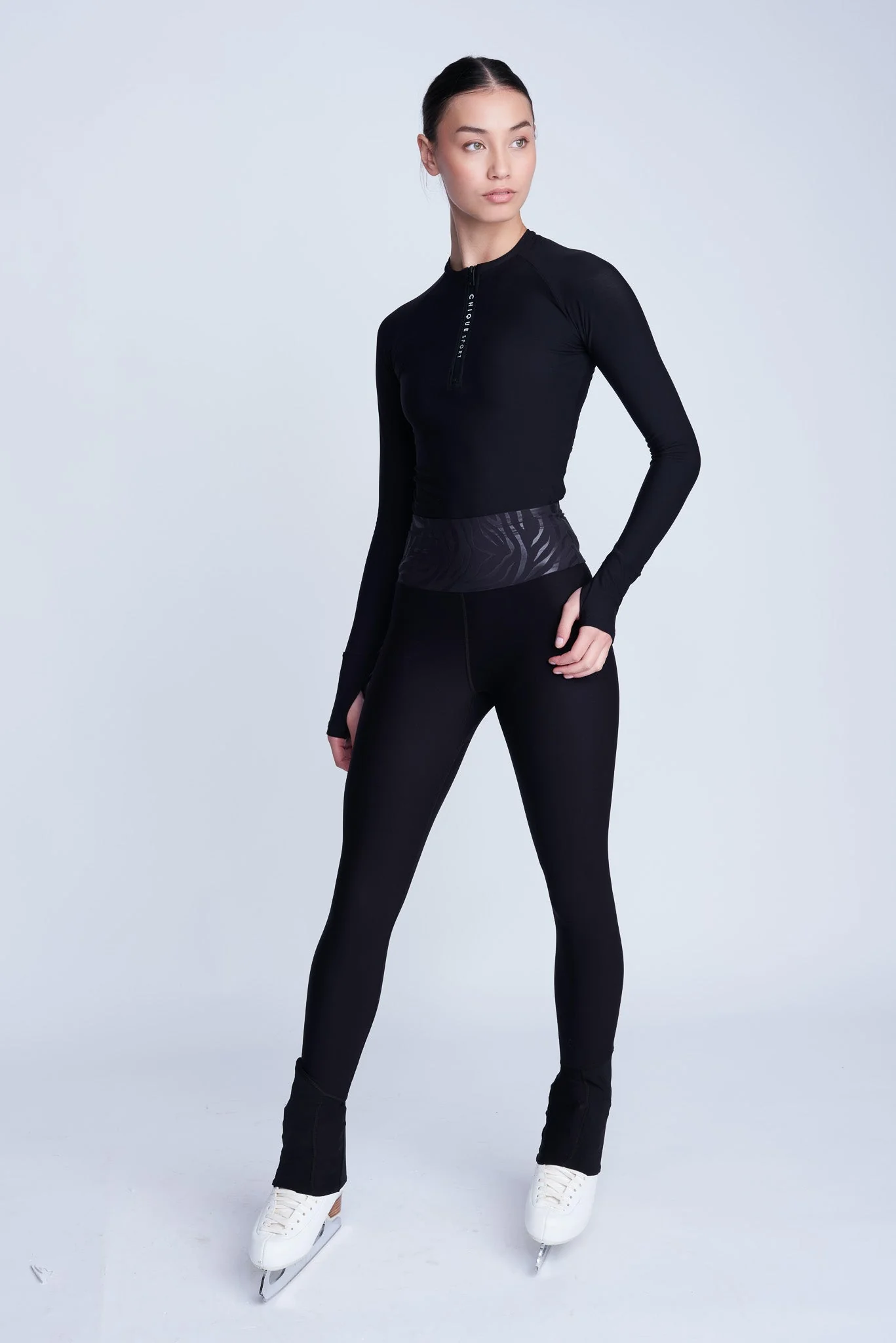 Iconic Half-Zip Top in Black - Image 27